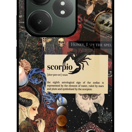 Scorpio Zodiac Realme GT 6T 5G Glass Case