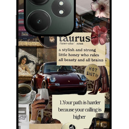 Taurus Zodiac Realme GT 6T 5G Glass Case