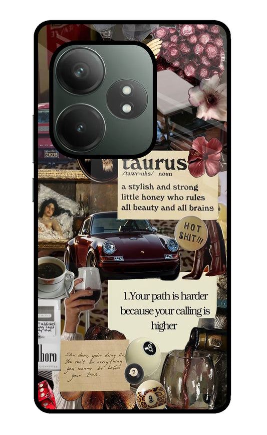 Taurus Zodiac Realme GT 6T 5G Glass Case