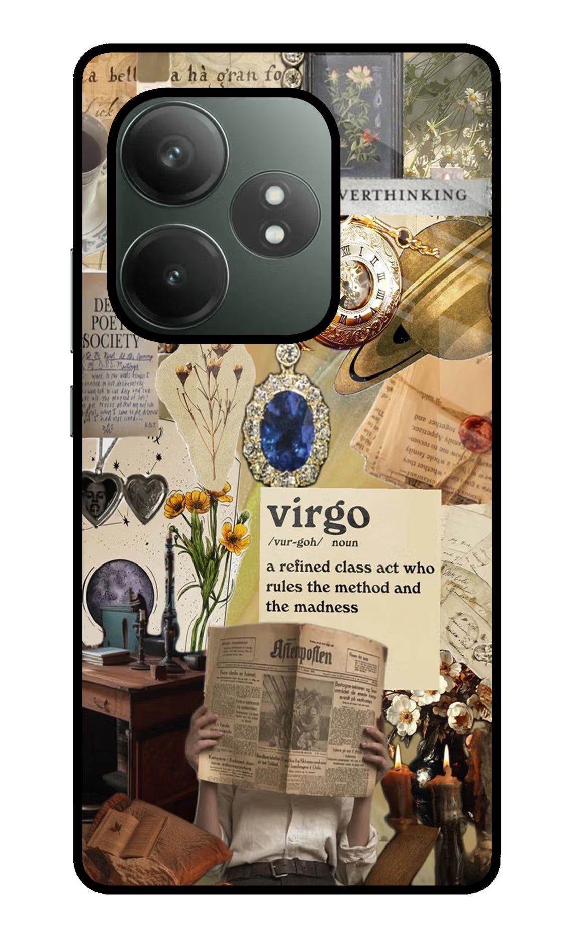 Virgo Zodiac Realme GT 6T 5G Glass Case
