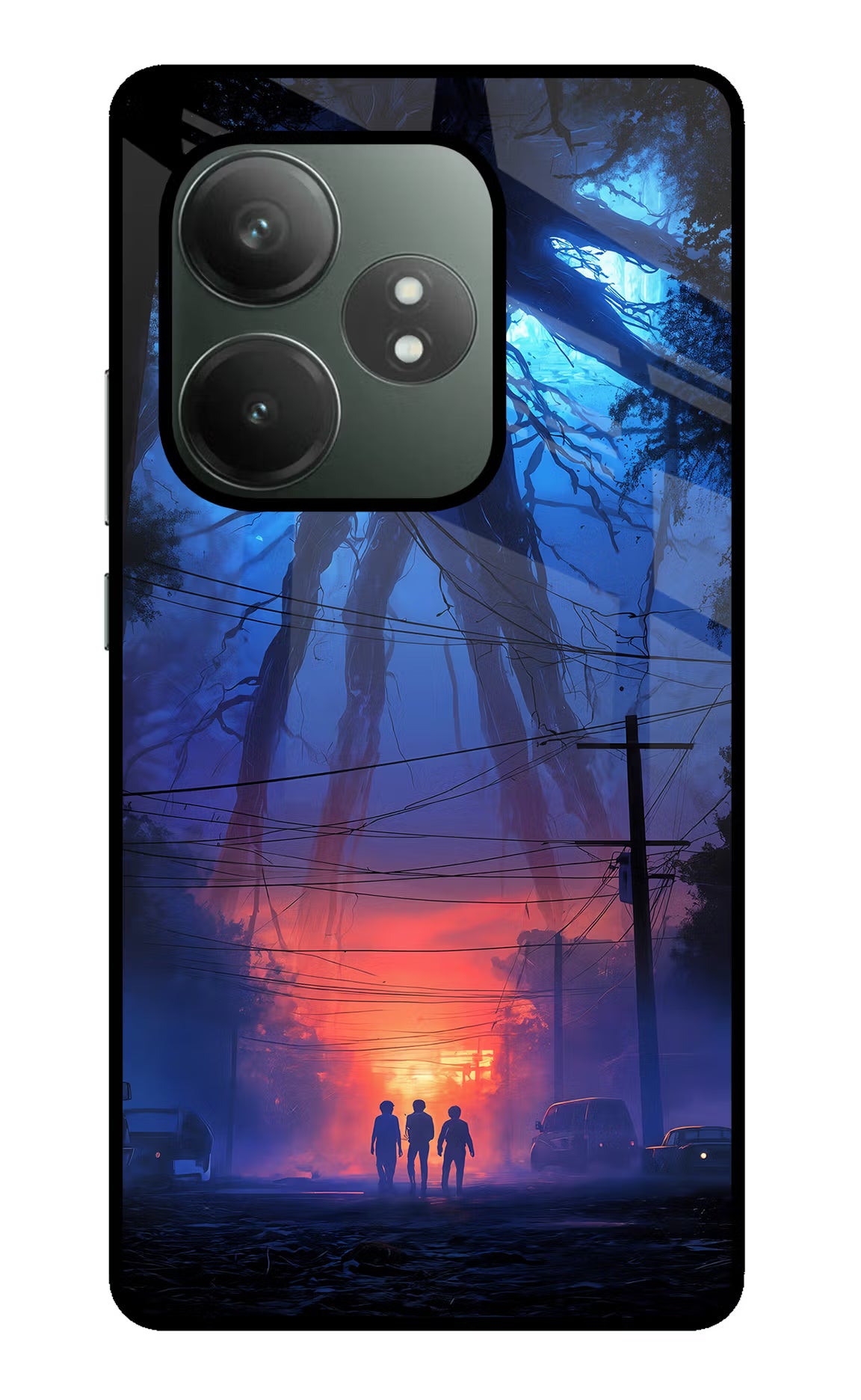 Ordinary Things Shadow Realme GT 6T 5G Glass Case Back Cover by Casekaro