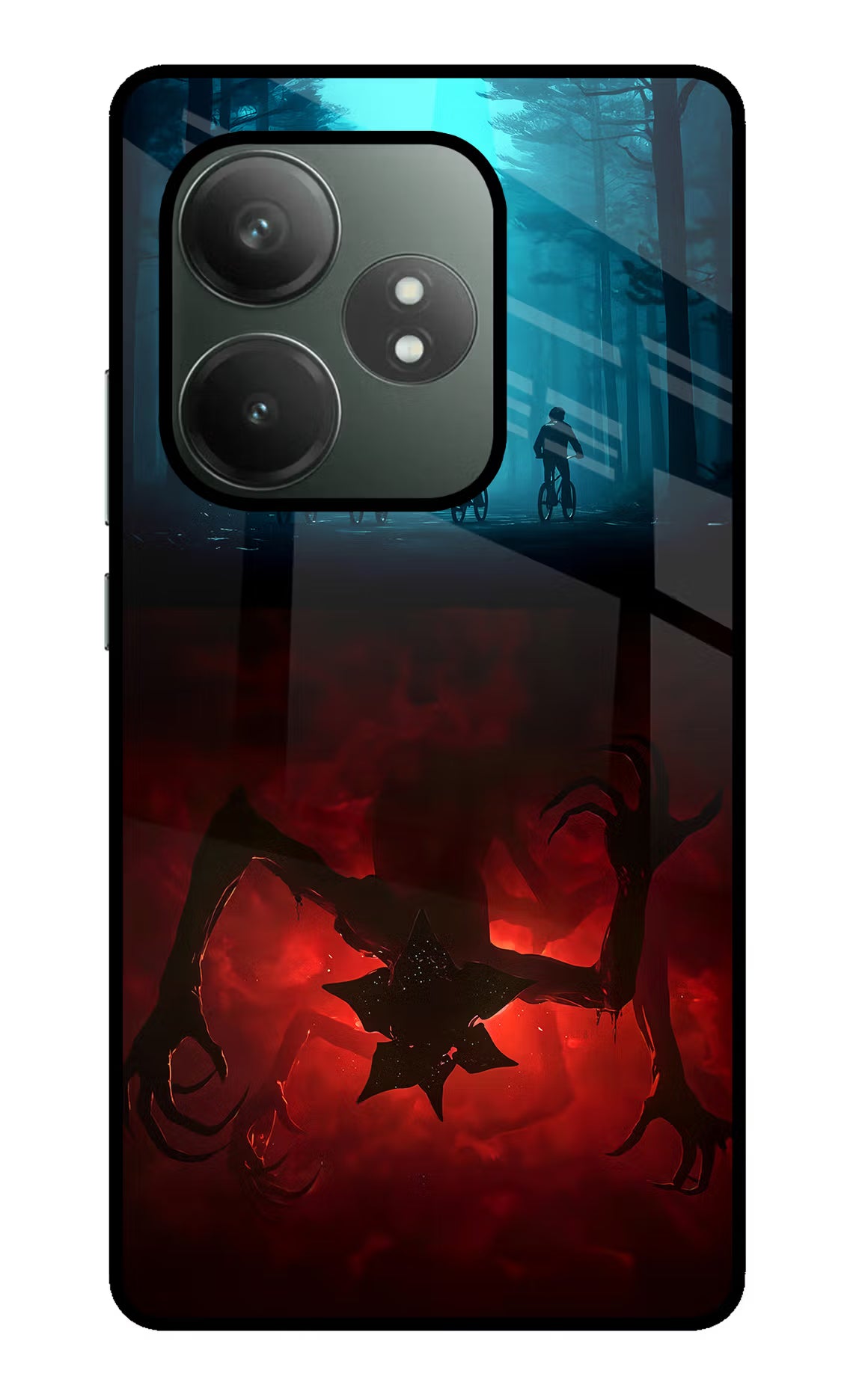 Ordinary Things Downside Up Realme GT 6T 5G Glass Case Back Cover by Casekaro