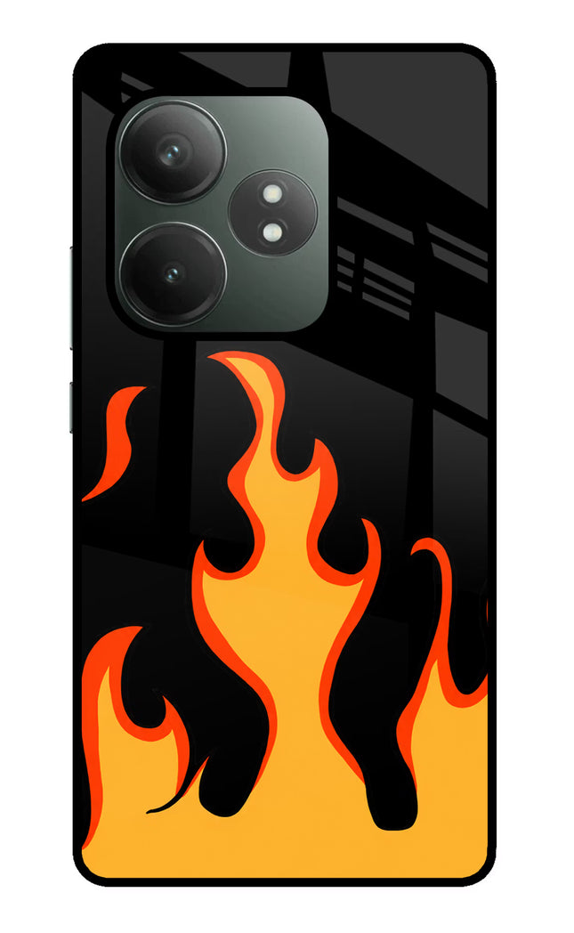 Fired Up – Black Realme GT 6T 5G Glass Case