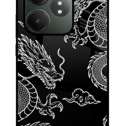 Twin Dragons Realme GT 6T 5G Glass Case
