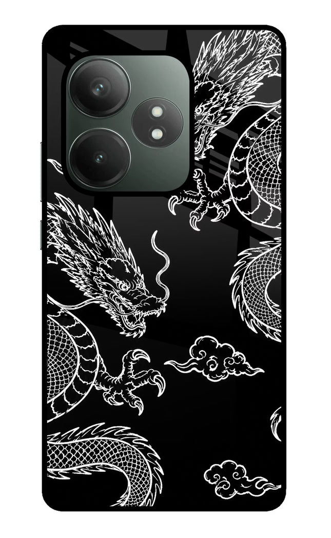 Twin Dragons Realme GT 6T 5G Glass Case