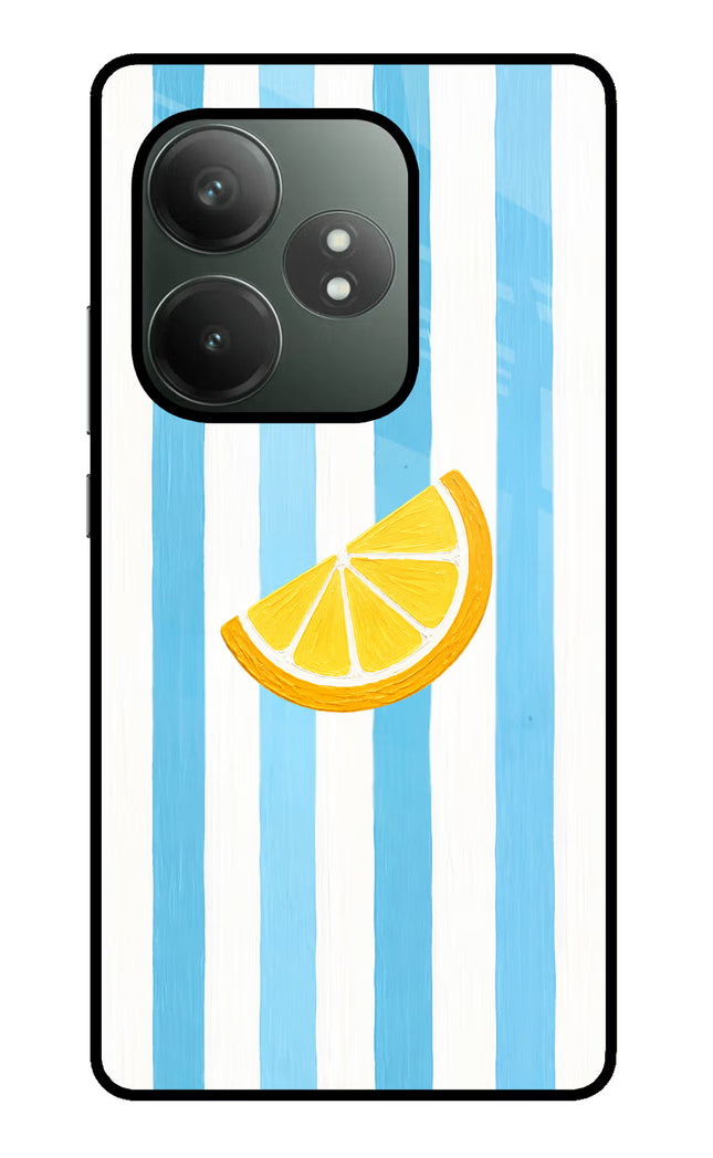 Summer Lemon Realme GT 6T 5G Glass Case