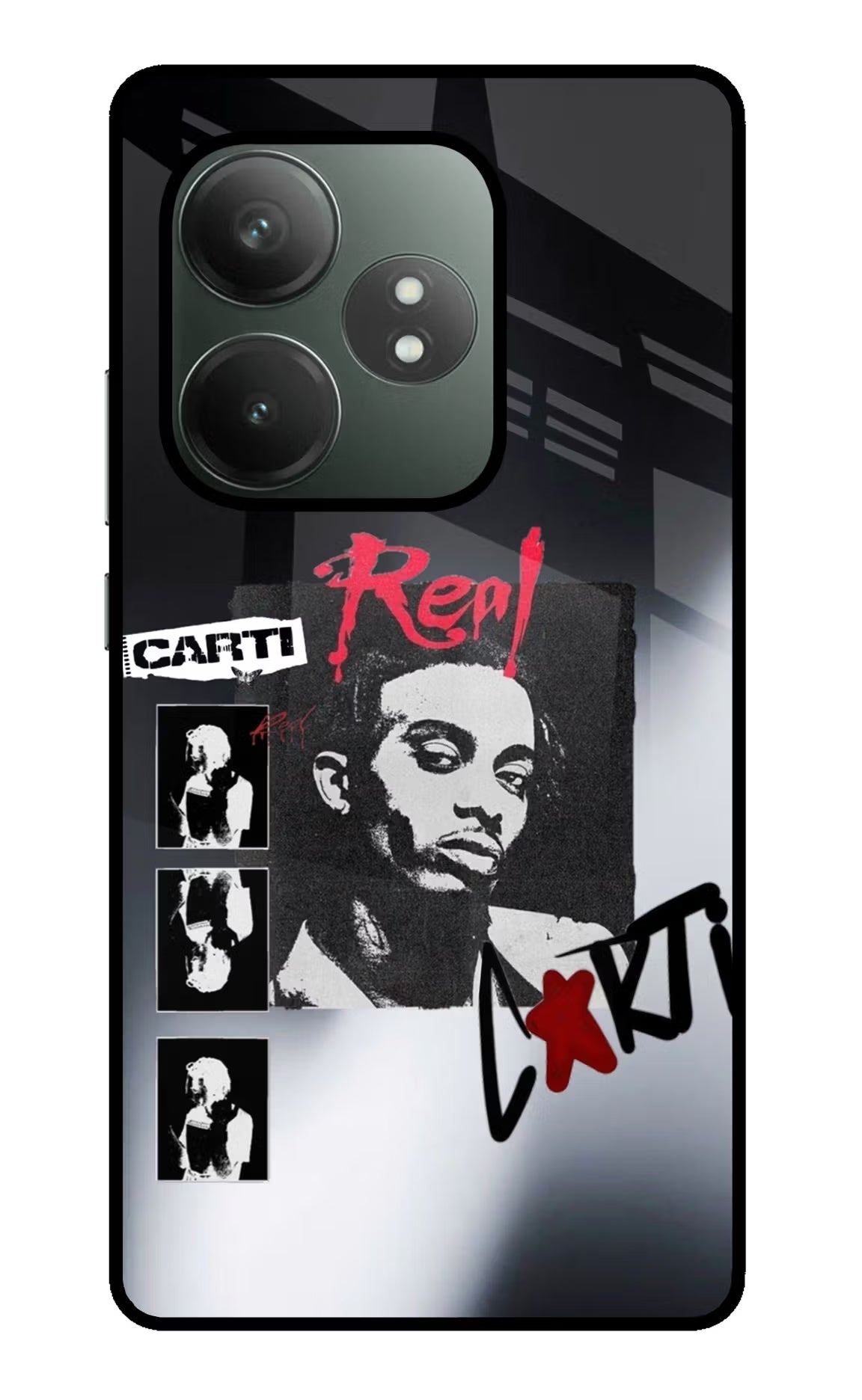 Playboi Carti Realme GT 6T 5G Glass Case Back Cover by Casekaro