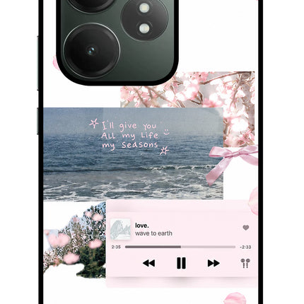 Wave to earth Realme GT 6T 5G Glass Case