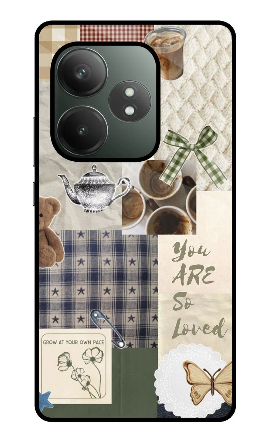 Cookie Realme GT 6T 5G Back Cover, Glass case