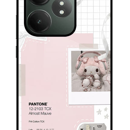 Pantone Asthetic Realme GT 6T 5G Glass Case
