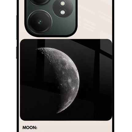 Moon Phase Realme GT 6T 5G Glass Case