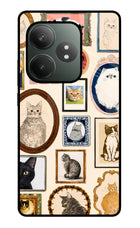 Mirror Cats Realme GT 6T 5G Glass Case