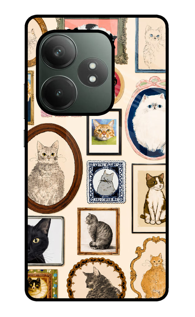 Mirror Cats Realme GT 6T 5G Glass Case