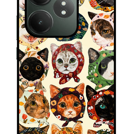 Cool Cat Realme GT 6T 5G Glass Case