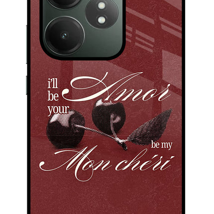 Velvet Cherry Realme GT 6T 5G Glass Case