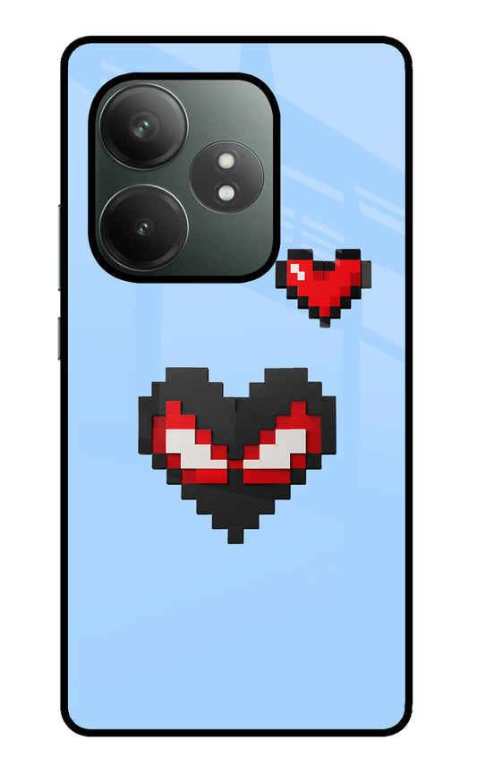 Peter Heart Realme GT 6T 5G Glass Case