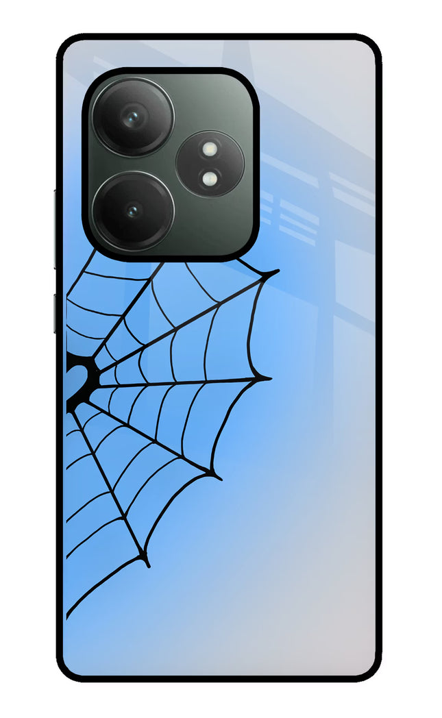 Blue Web Realme GT 6T 5G Glass Case