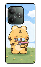 Tiger Treat Realme GT 6T 5G Glass Case