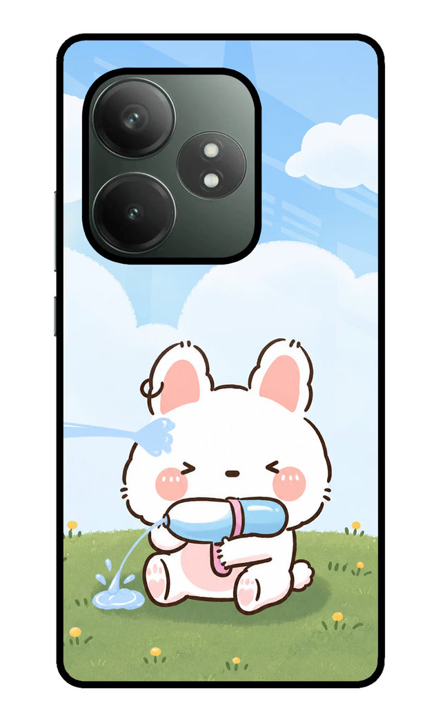 Bunny Treat Realme GT 6T 5G Glass Case