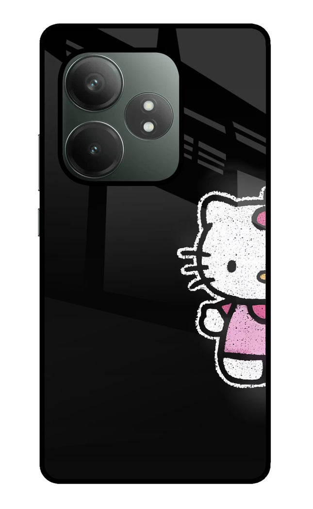 Kitty Charm Realme GT 6T 5G Glass Case
