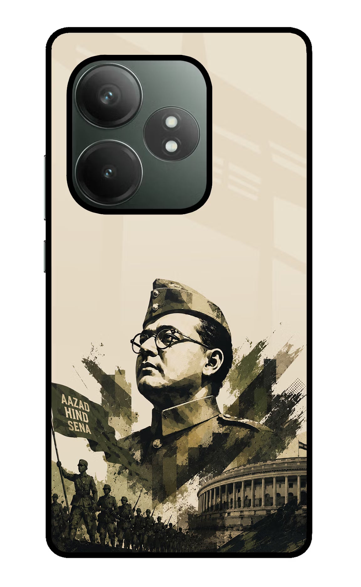 Netaji Rising Realme GT 6T 5G Glass Case