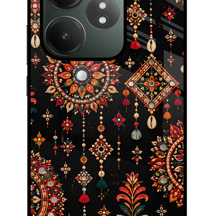 Boho Noir Realme GT 6T 5G Glass Case