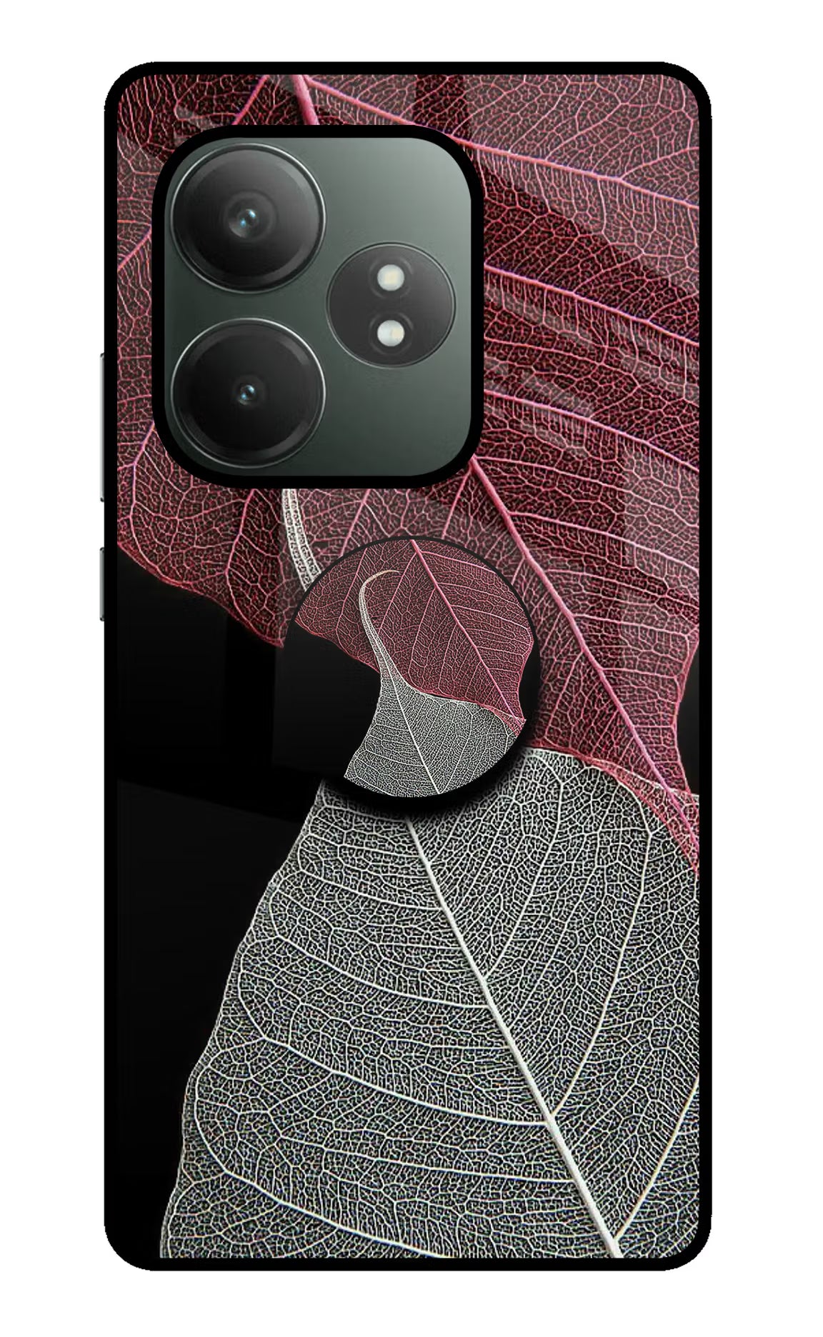Leaf Pattern Realme GT 6T 5G Pop Case by Casekaro