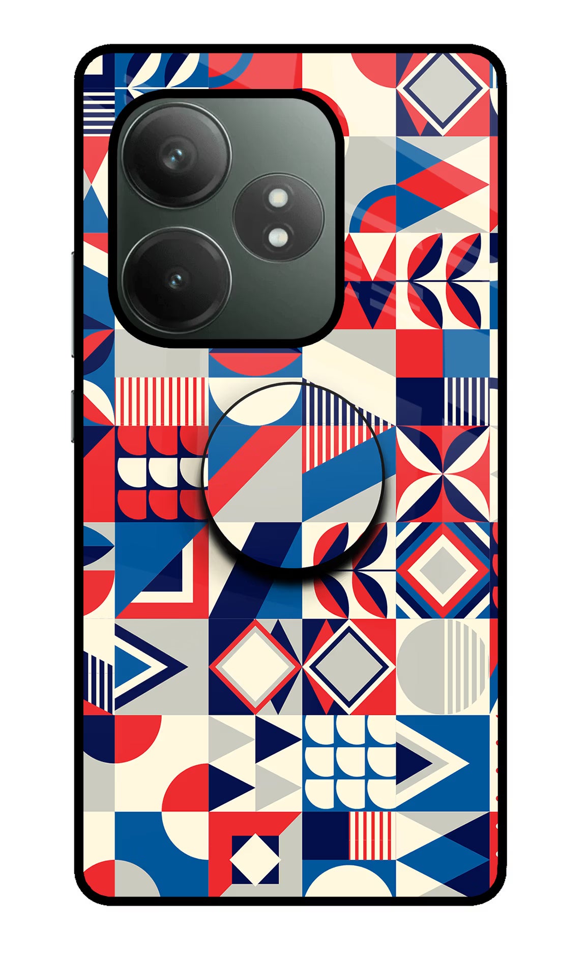 Colorful Pattern Realme GT 6T 5G Pop Case by Casekaro