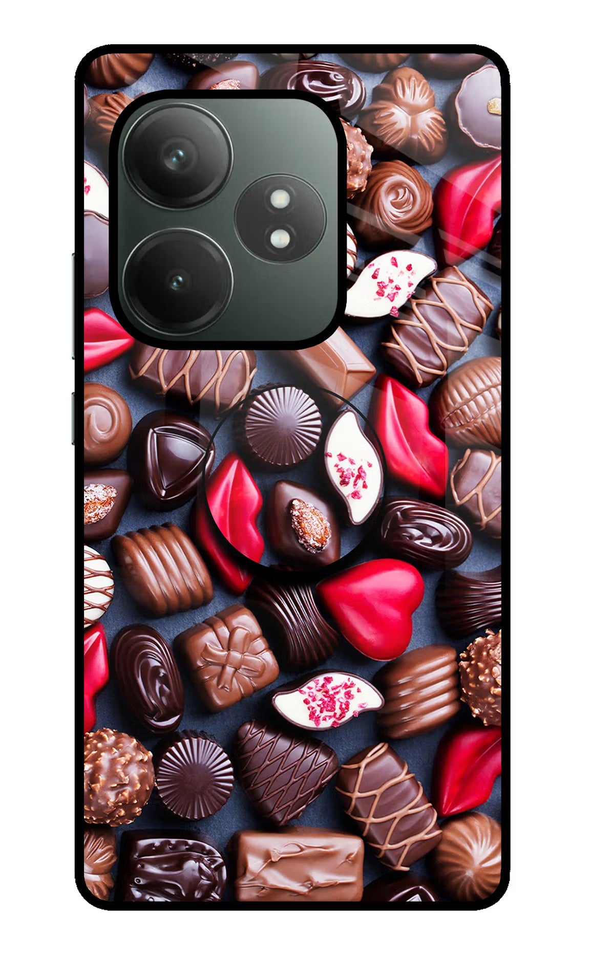 Chocolates Realme GT 6T 5G Pop Case by Casekaro