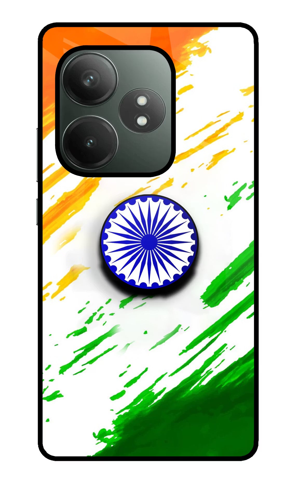 Indian Flag Ashoka Chakra Realme GT 6T 5G Pop Case by Casekaro