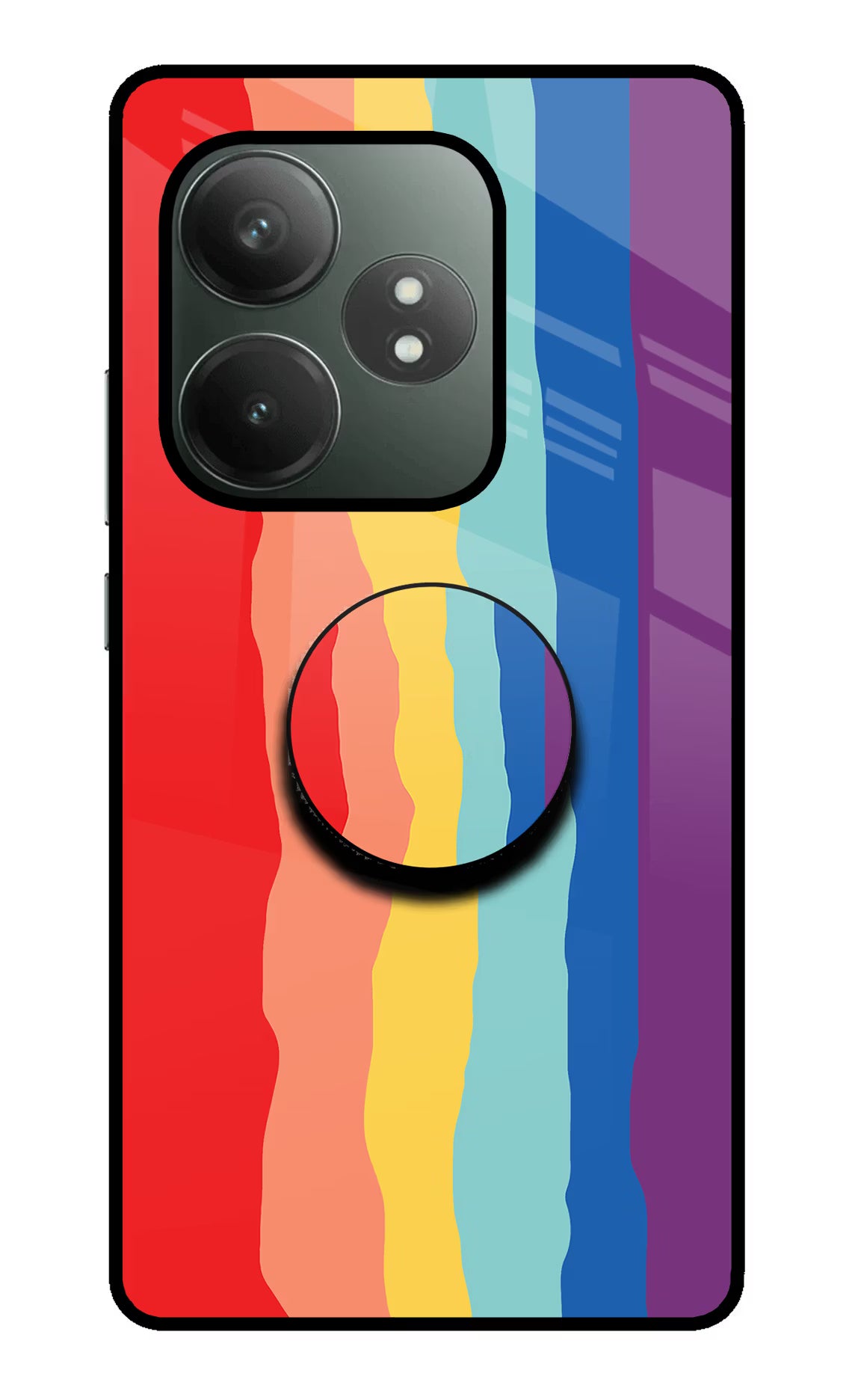 Rainbow Realme GT 6T 5G Pop Case by Casekaro