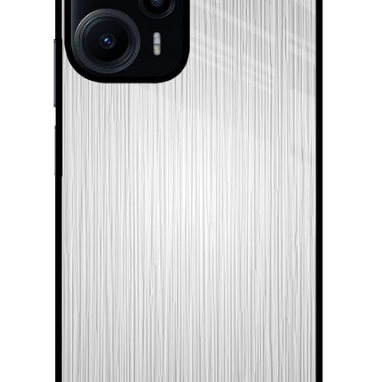 Wooden Grey Texture Poco F5 5G Glass Case
