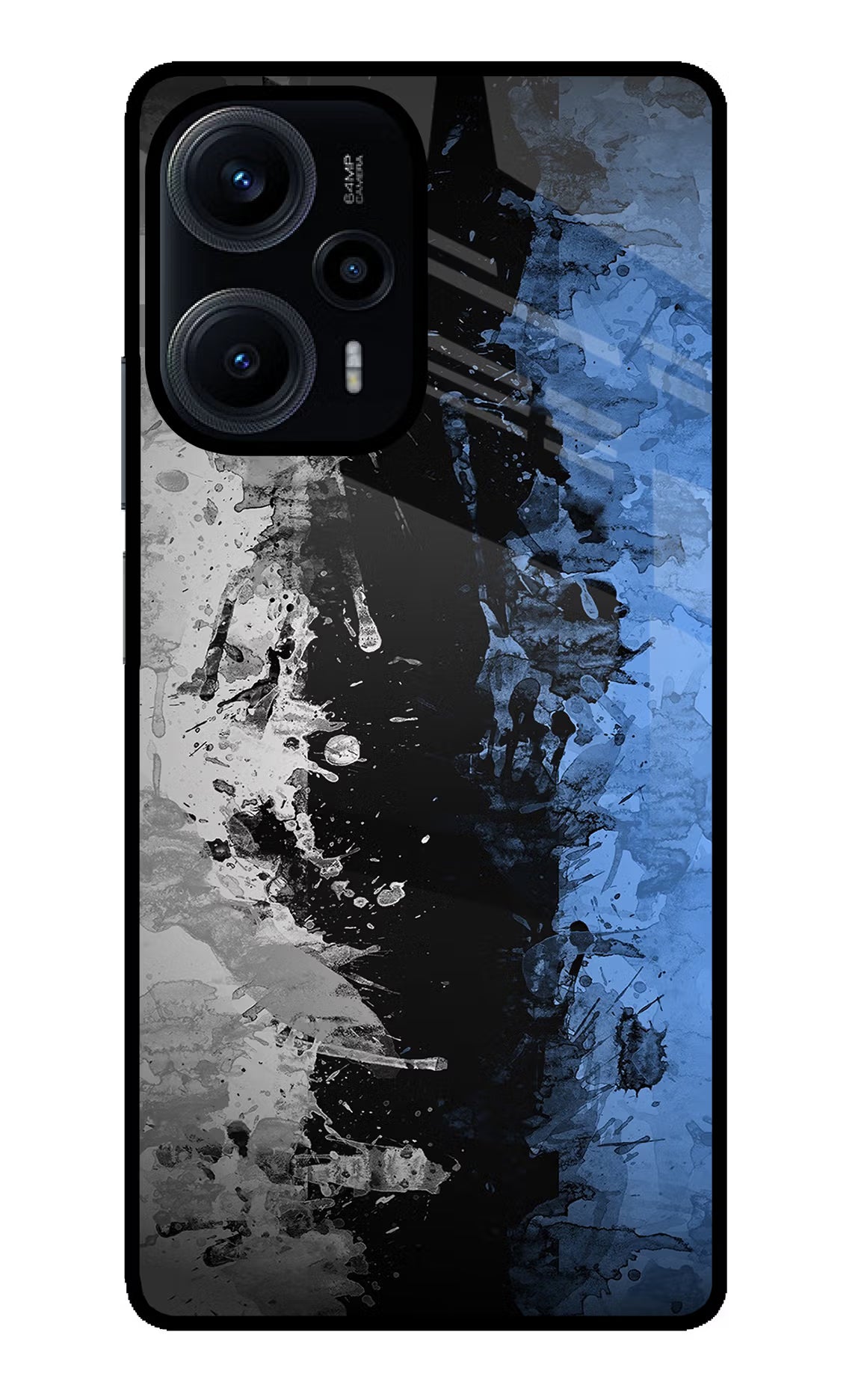 Artistic Design Poco F5 5G Glass Case Back Cover by Casekaro