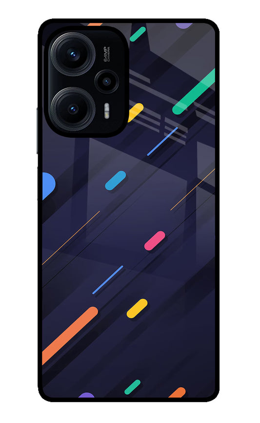 Abstract Design Poco F5 5G Glass Case