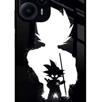 Goku Shadow Poco F5 5G Glass Case