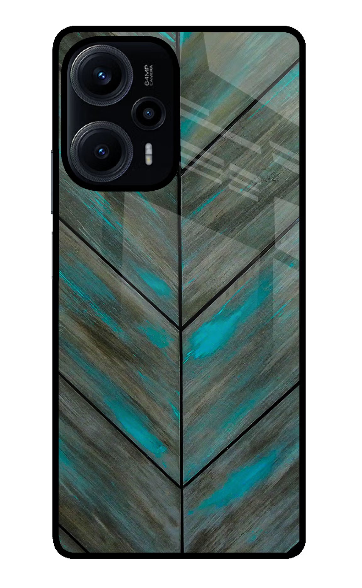 Pattern Poco F5 5G Glass Case Back Cover by Casekaro