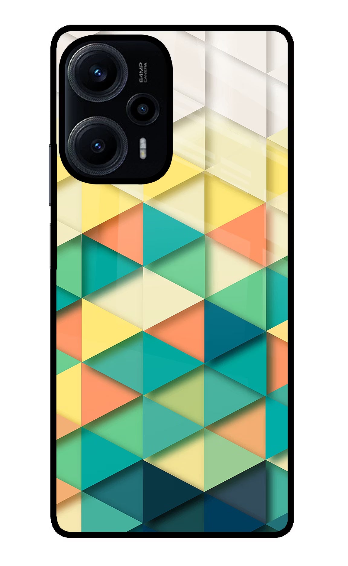 Abstract Poco F5 5G Glass Case