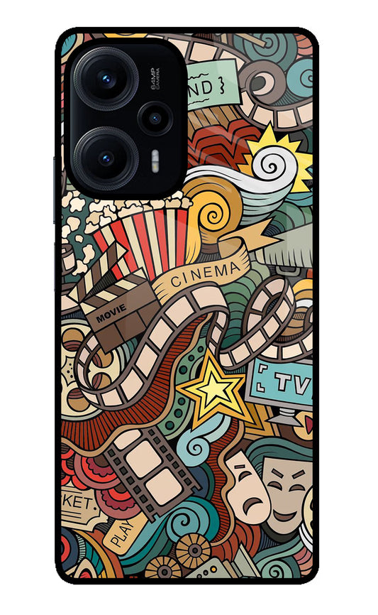 Cinema Abstract Poco F5 5G Glass Case