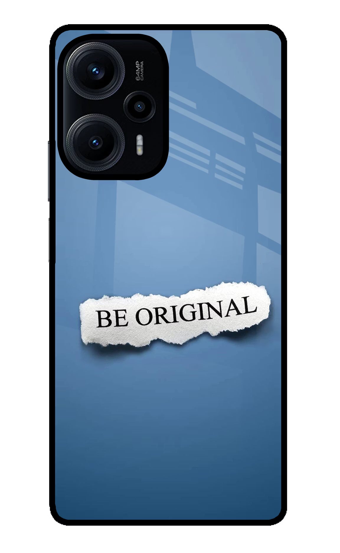 Be Original Poco F5 5G Glass Case Back Cover by Casekaro
