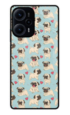 Pug Dog Poco F5 5G Glass Case
