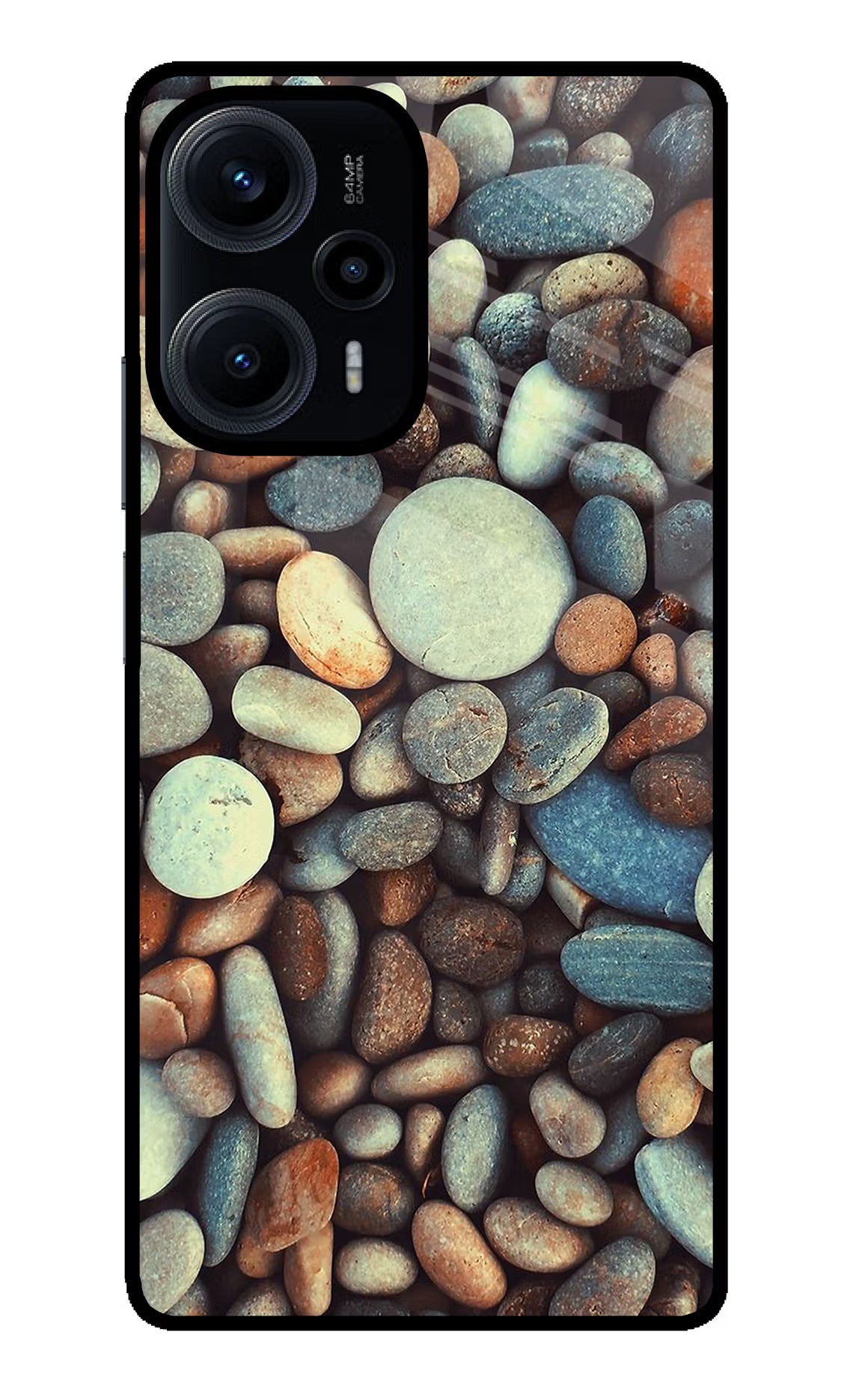 Pebble Poco F5 5G Glass Case Back Cover by Casekaro