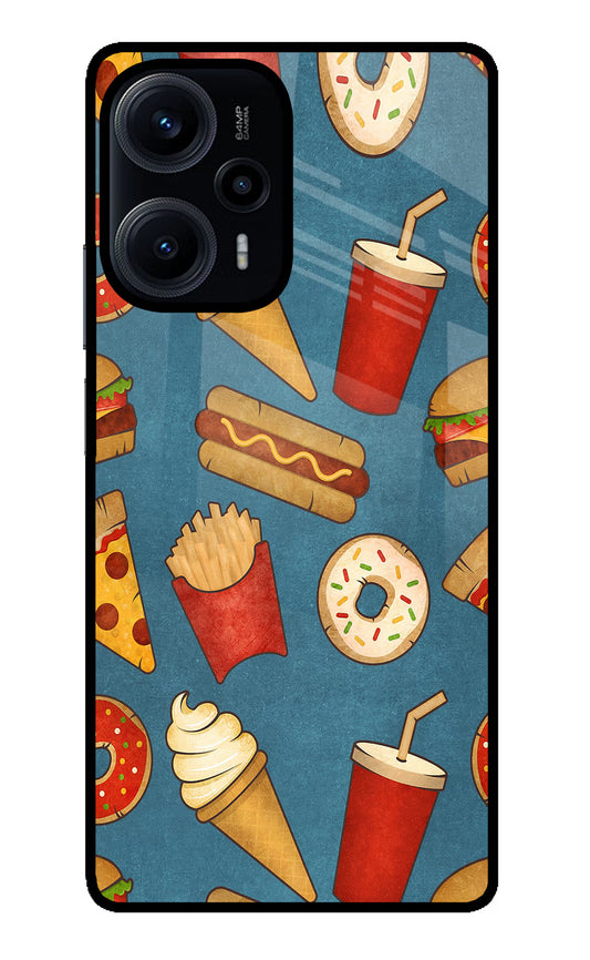 Foodie Poco F5 5G Glass Case