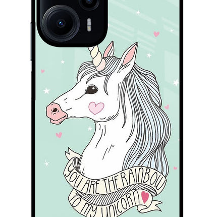 Unicorn Wallpaper Poco F5 5G Glass Case