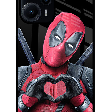 Deadpool Poco F5 5G Glass Case