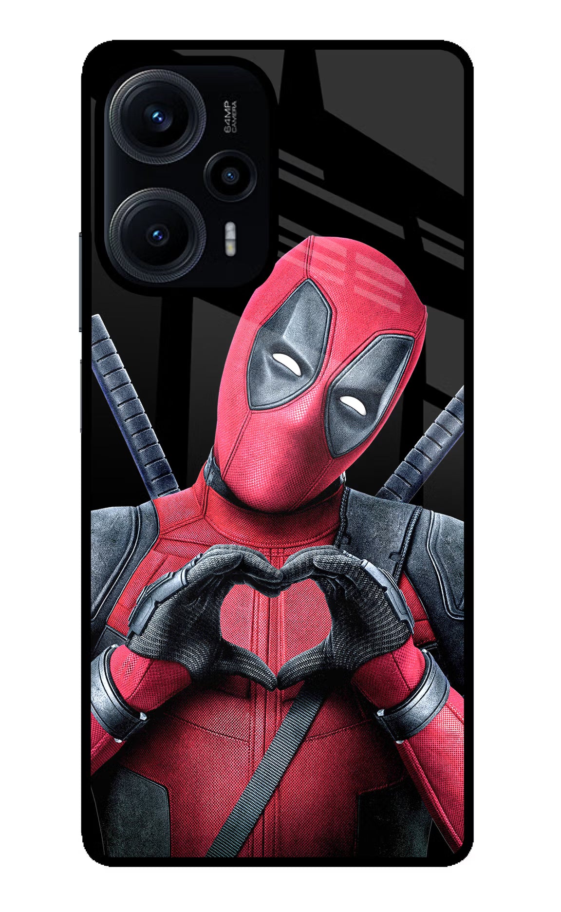 Deadpool Poco F5 5G Glass Case