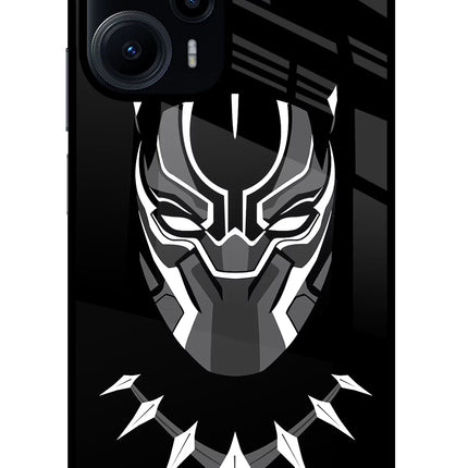 Black Panther Poco F5 5G Glass Case