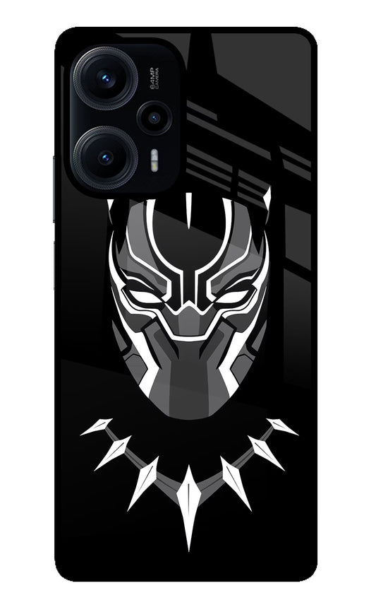 Black Panther Poco F5 5G Glass Case