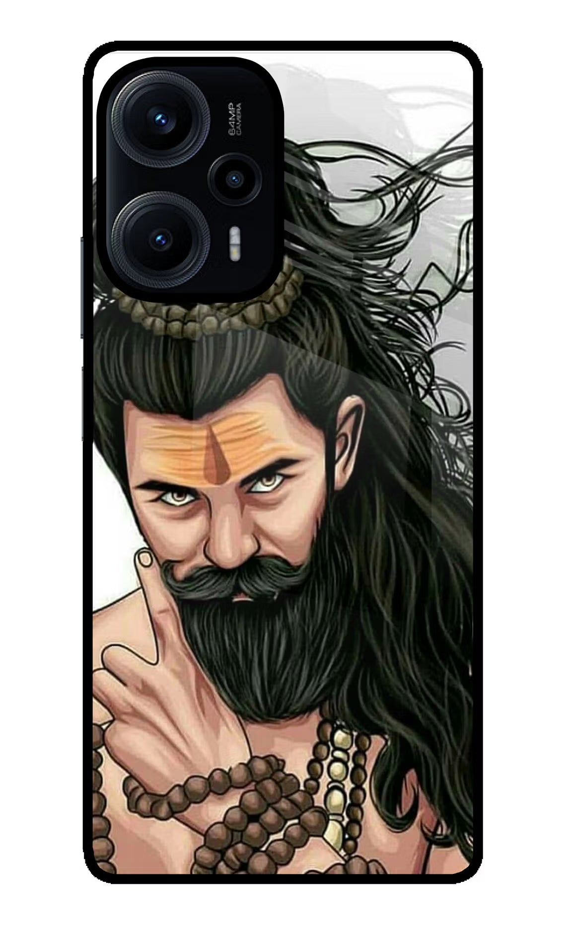 Mahadev Poco F5 5G Glass Case Back Cover by Casekaro
