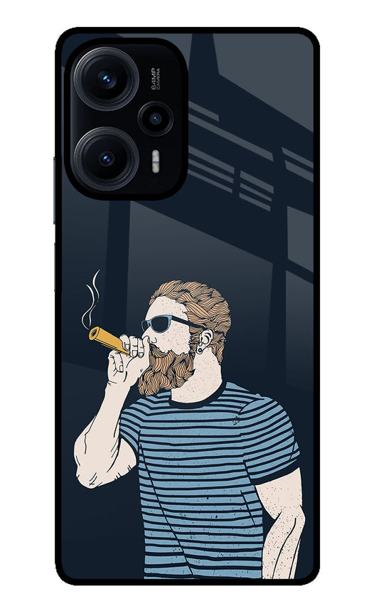 Smoking Poco F5 5G Glass Case