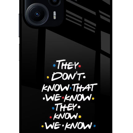 FRIENDS Dialogue Poco F5 5G Glass Case